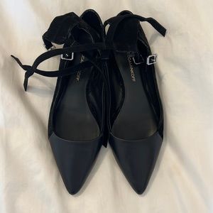 Rebecca Minkoff black flats